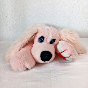 Vintage Antics Matthew Fox Bellstone Trading & Co Ltd Daphne Pink Puppy Dog 1982